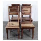 Set of 4 Dining Chairs, solid heavy duty made