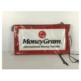 Advertising MoneyGram double sided lighted sign,