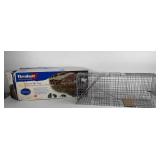 Havahart live animal cage trap, 32" × 10" × 12"
