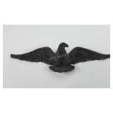 Cast iron wall hanging eagle, 18.5"