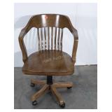 Office Desk Chair, modern wood Fireman