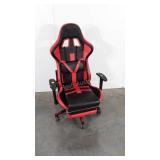 Executive Office Desk Chair in Racing style, red