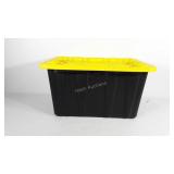 HDX heavy duty 27 gallon tote with lid