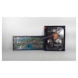 Sports posters, NFL allstars and Nascar Dale