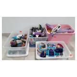 Large lot of Lego blocks, several vehicles