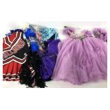 Girls dance costumes, includes seven sets plus a