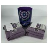Purple decor group, two grommet top 84" long
