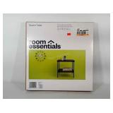 Room Essentials black accent table, new in box,