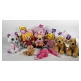 Plush toys, includes Leap Frog talking toys,