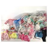 Baby girl clothes, large lot of girls sleepers,