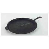 Cast iron skillet griddle, 11 1/4"