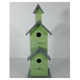 Wooden bird house, 19"