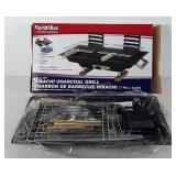Marsh Allan hibachi charcoal grill, new in box,