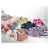 Baby girl clothes, large group of jumpers,