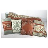 Full queen size bedding set, comforter, two shams