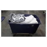 Catering textiles,  100" round tablecloths, chair