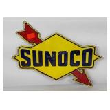 Sunoco metal advertisement sign, made to look