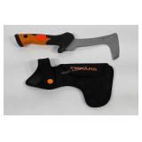Fiskars hooked hatchet with sheath