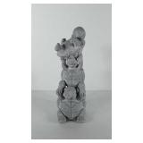 Turtle statue, 15.5"