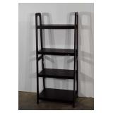 Angled ladder bookshelf, 24" × 55" × 15"