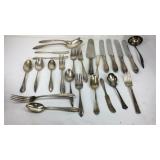 Mixed Sterling flatware, J.S Co and Gorham 605
