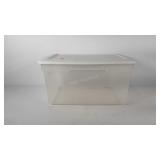 Sterilite 58 quart tote with lid
