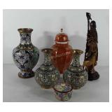 Mixed group, includes small hand painted trinket