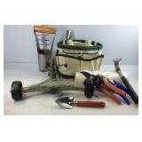 Garden accessories, tote bag with tools,