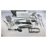 Kitchenware, strainer, mixer accessories, crock