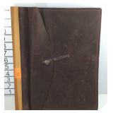 Art portfolio, leather binder with sketch pad