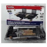 Marsh Allan hibachi charcoal grill, new in box,