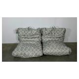 Big Joe bean bag lounger chairs, pair of two,