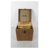 Vinyl Records, Platter-pak record case for 45RPM