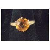 10k yellow gold ring size 5.5 tested