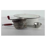 Kitchenwares, enameled roasting pan, 18", food