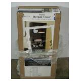 Media storage tower, new in package, 5 adjustable