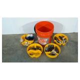 Home Depot bucket storage, includes 4 tray