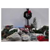 Christmas decor group, includes centerpiece