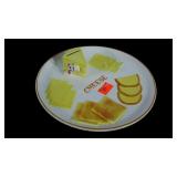 Cheese plate, 9" diameter, mouse and cheese wedge