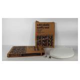 Two Beneke toilet seats with hardware