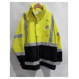 TSA Reflective rain jacket, size 4XL, has