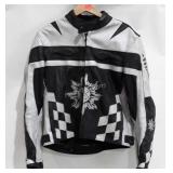 Motorcycle jacket, no size marked