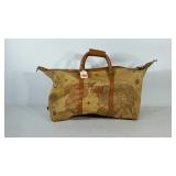 Euro Pac travel bag with world map design,