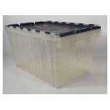 Keepbox tote with interlocking lid, 21" × 15" ×