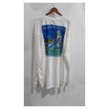 Fish Head Gear long sleeve pocket tee shirt, size