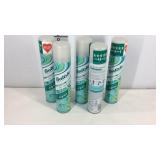 Five cans Batiste dry shampoo original new