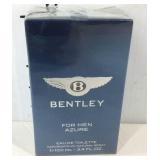 Cologne, Bentley Azure 3.4oz new