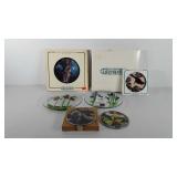 Glass masters stained glass art, includes plates,