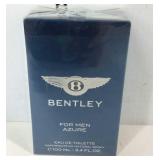 Cologne, Bentley Azure 3.4oz new