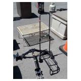 Luggage Cart, p,us clamp on Double hung